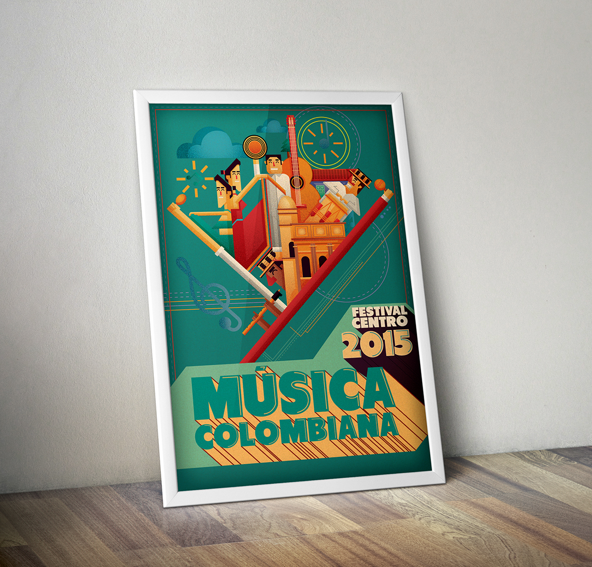 colombia bogota imagen afiche musica centro festival mundo géneros