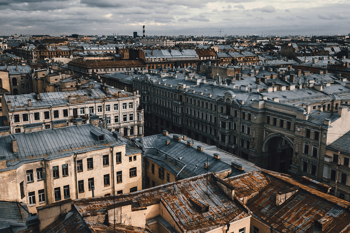 Russia roofs Россия Петербург quadcopter petersburg Street old facture