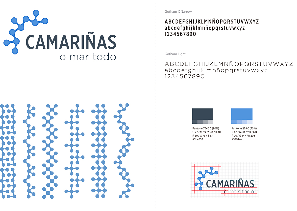 diseño gráfico diseño grafico Logotipo marca imagen corporativa CAMARIÑAS