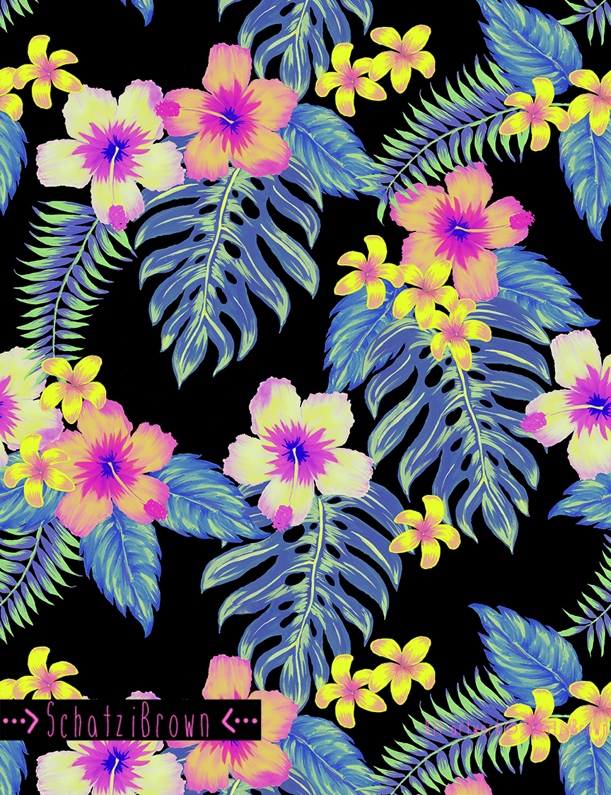 surface design aloha pattern aloha HAWAII hawaiin swim summer floral hibiscus swimwear Tropical tropical floral patterns tropical trend Surf Culture Surfer Girl