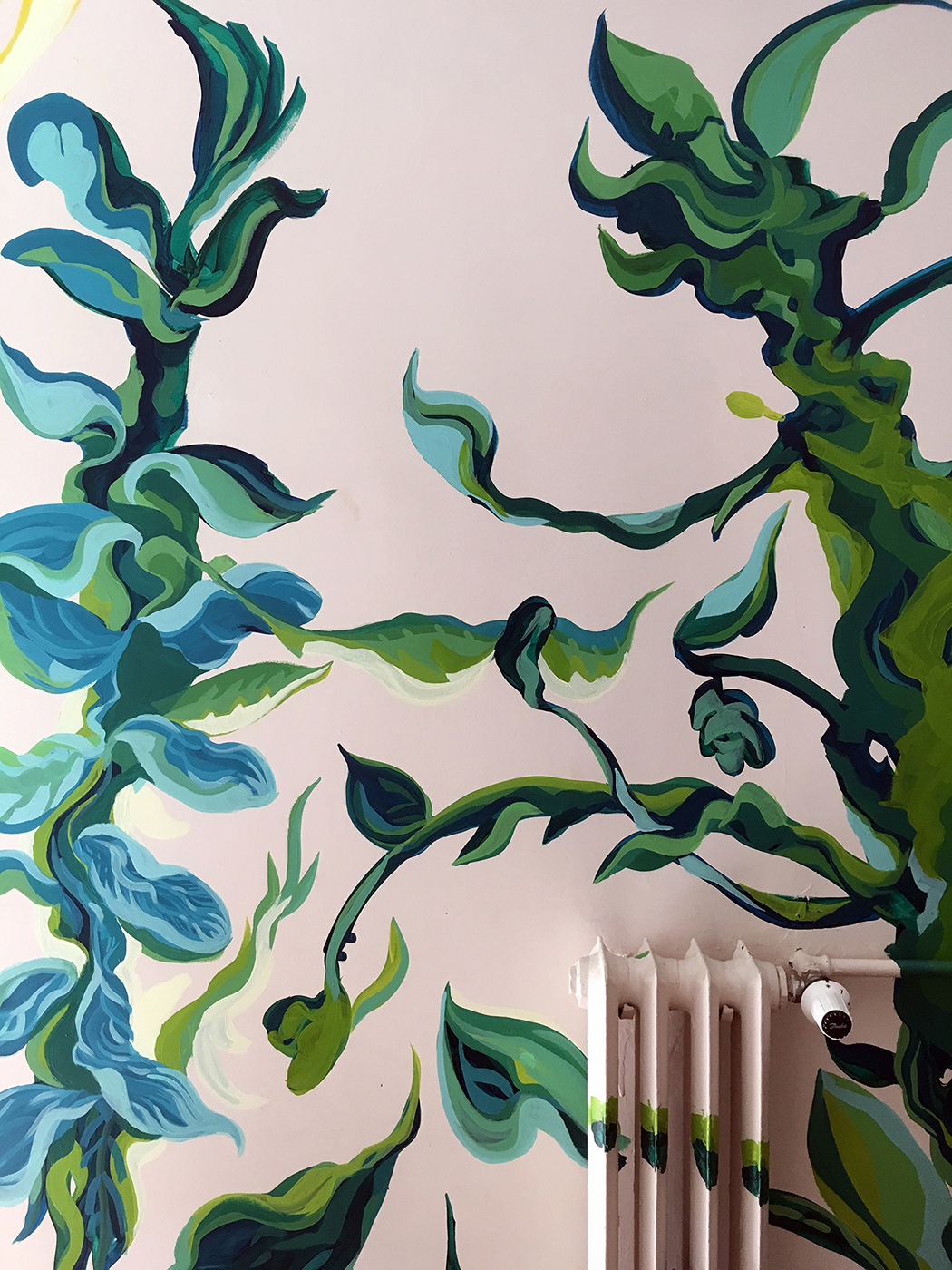 Acrylic paint art jungle Mural Nature painting   wall wallart ILLUSTRATION  abstract