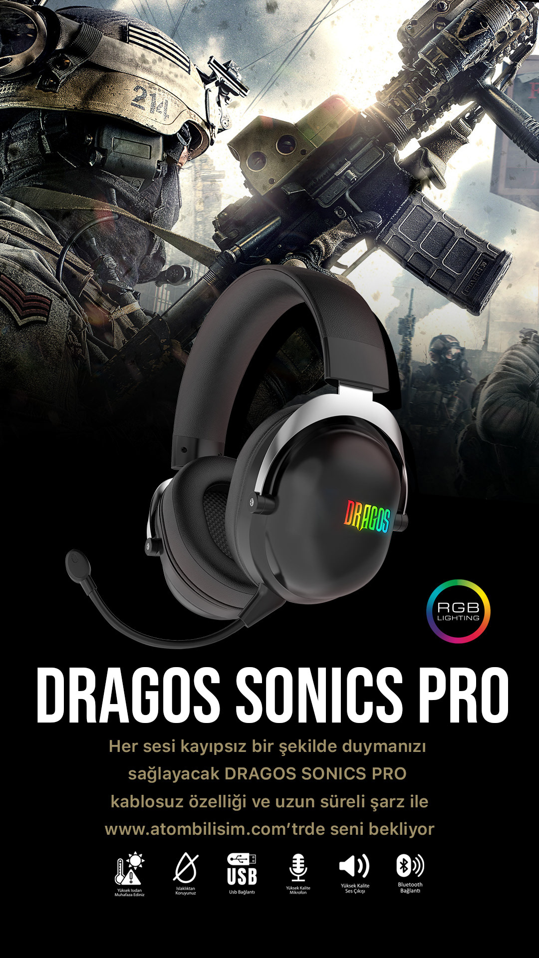 atombilisim design dragos Gaming product sonics