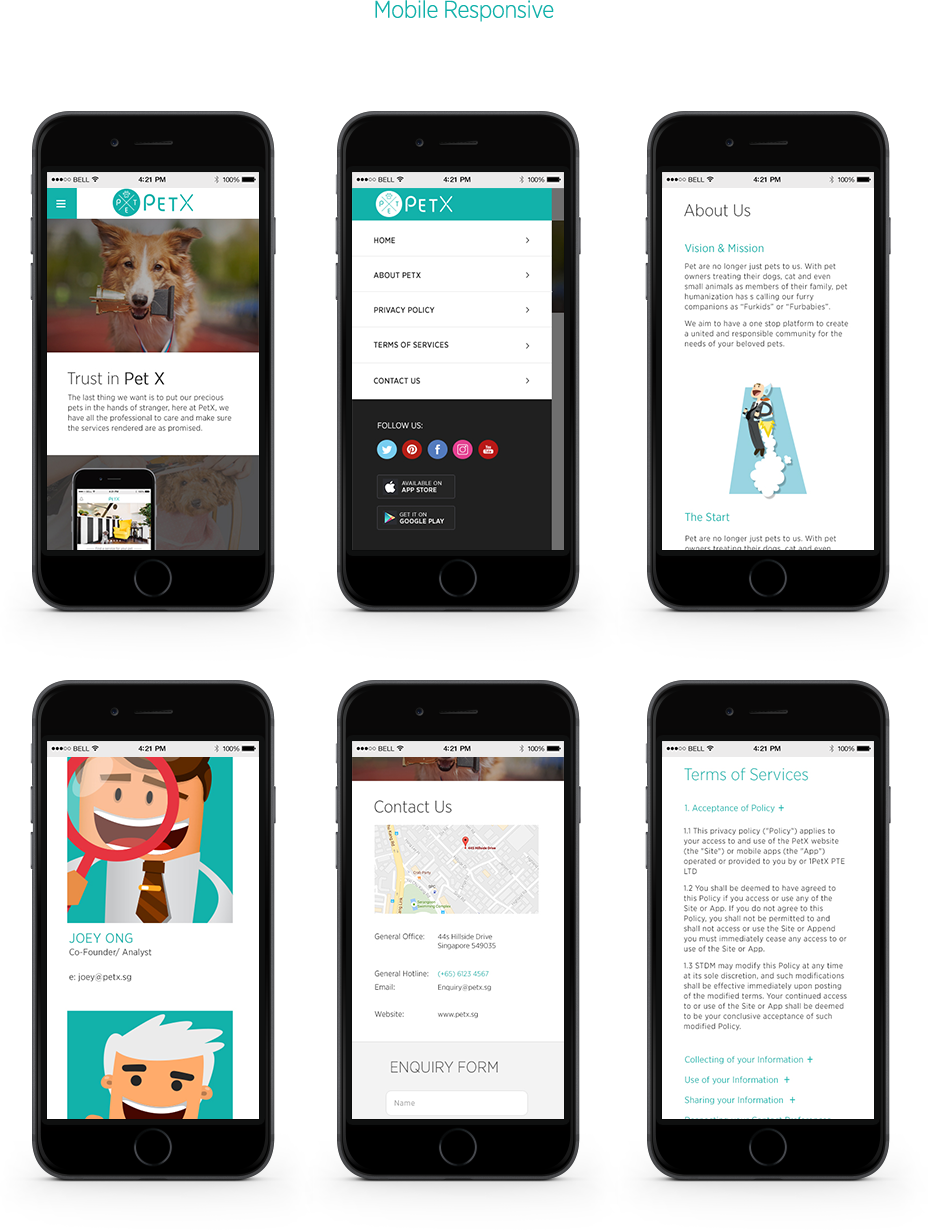petx pets mobile apps digital design UX UI