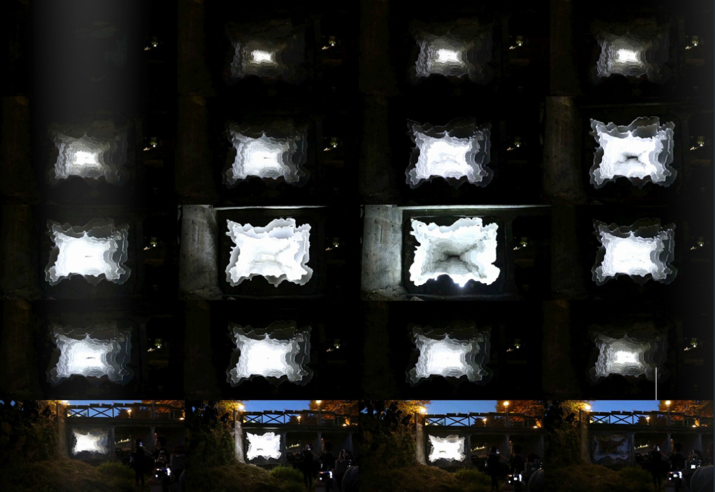 installation Origin concept art lighting effect