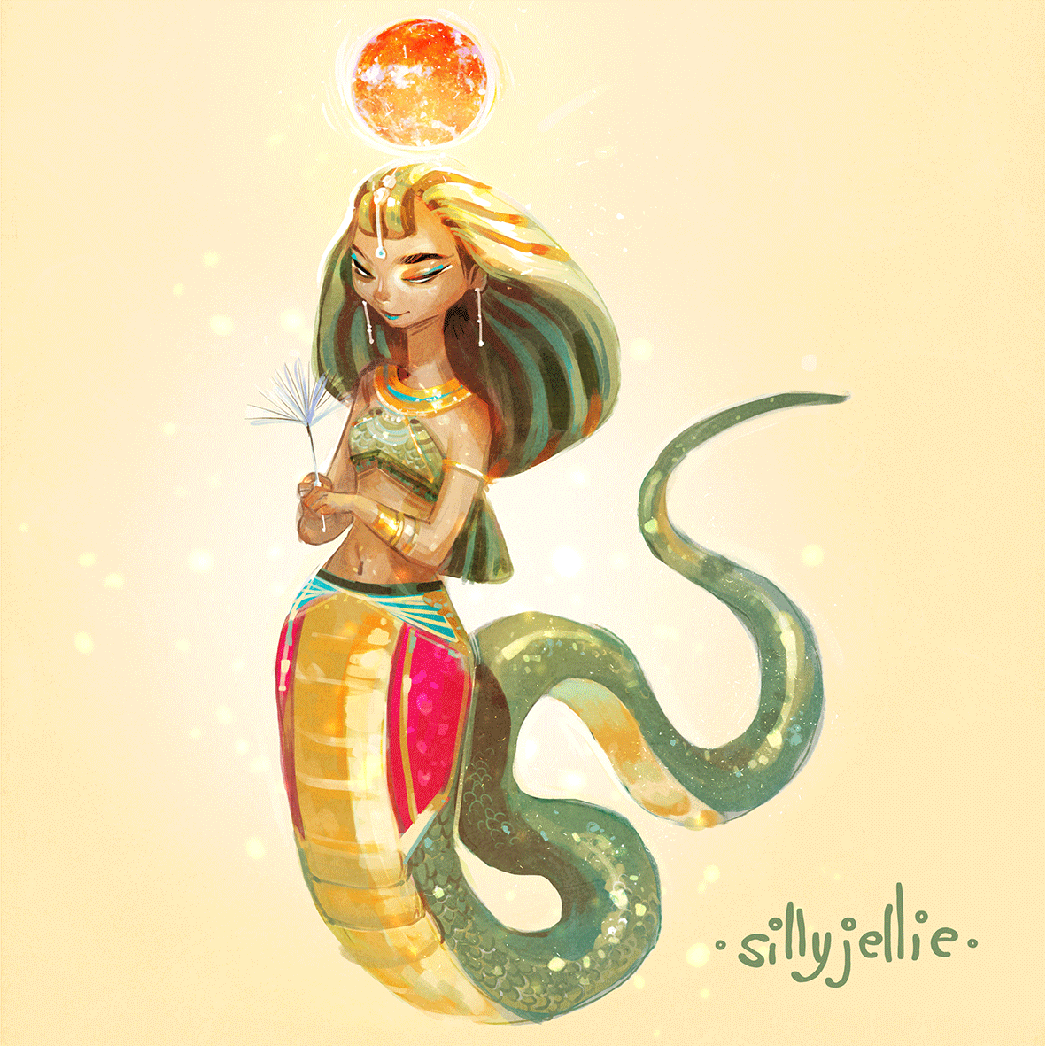 egypt goddess character design challenge cobra Lady myth egyptian goddess sillyjellie elliethopia Wadjet