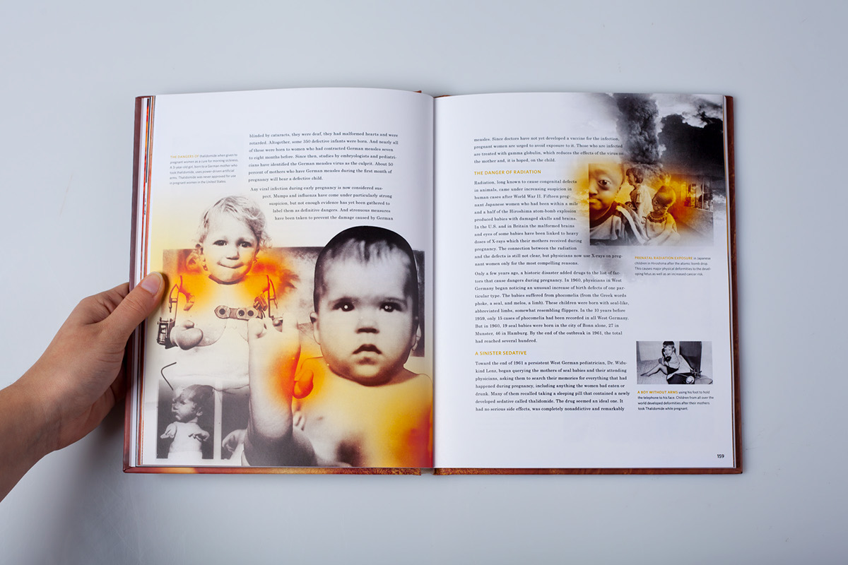 time life growth redesign editorial book Chapters spreads collage baby babies children human body science