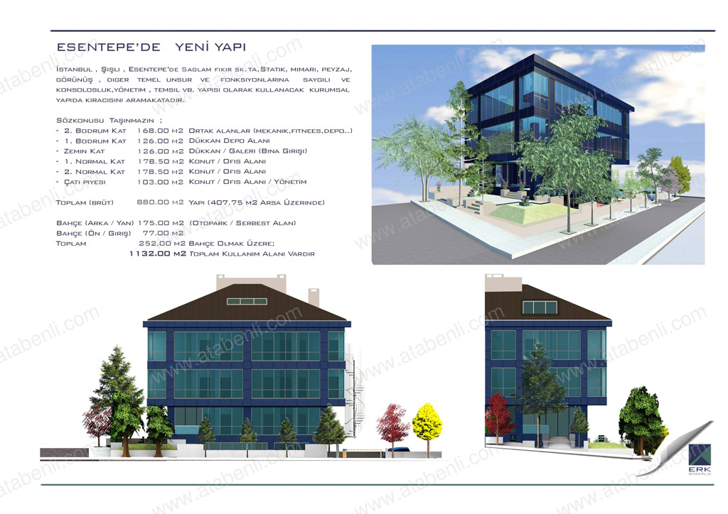 ERK Mimarlik mimarlık Bina proje Project Landscape Peyzaj