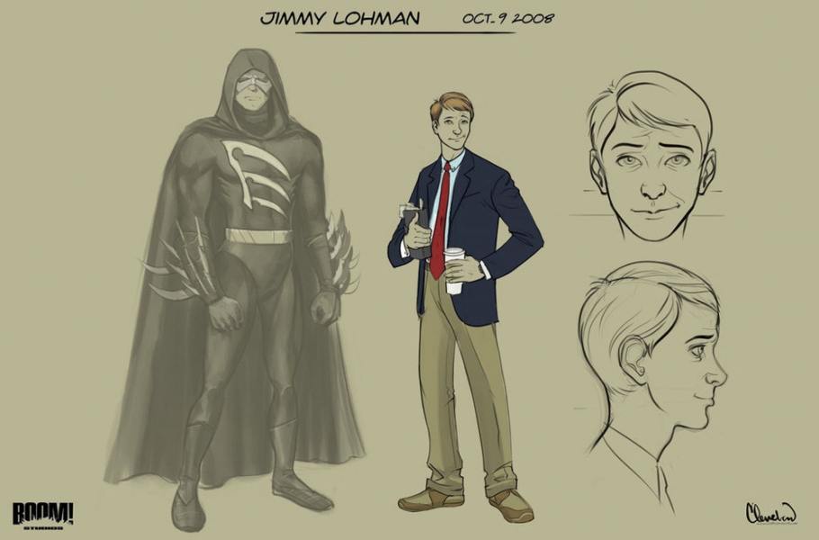 comics costume SuperHero Sidekick villain graphic novel design