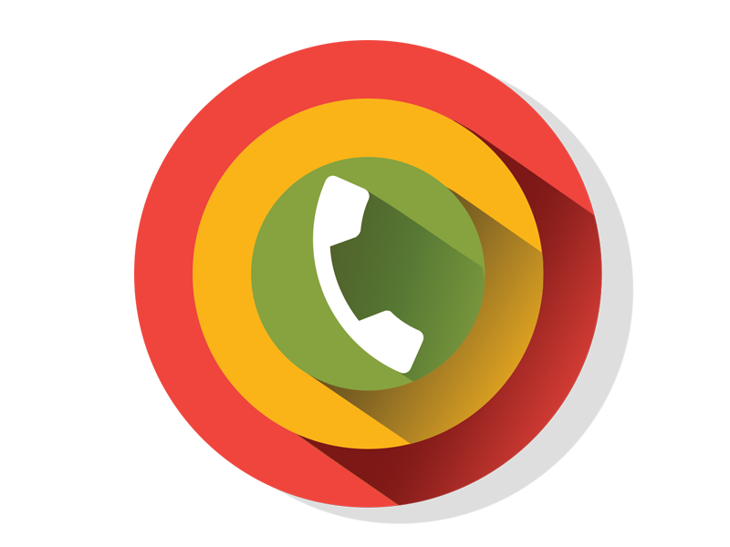 UI ux mobile app red green yellow call priority color