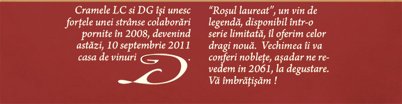 rosu laureat  eticheta  vin  wine  label