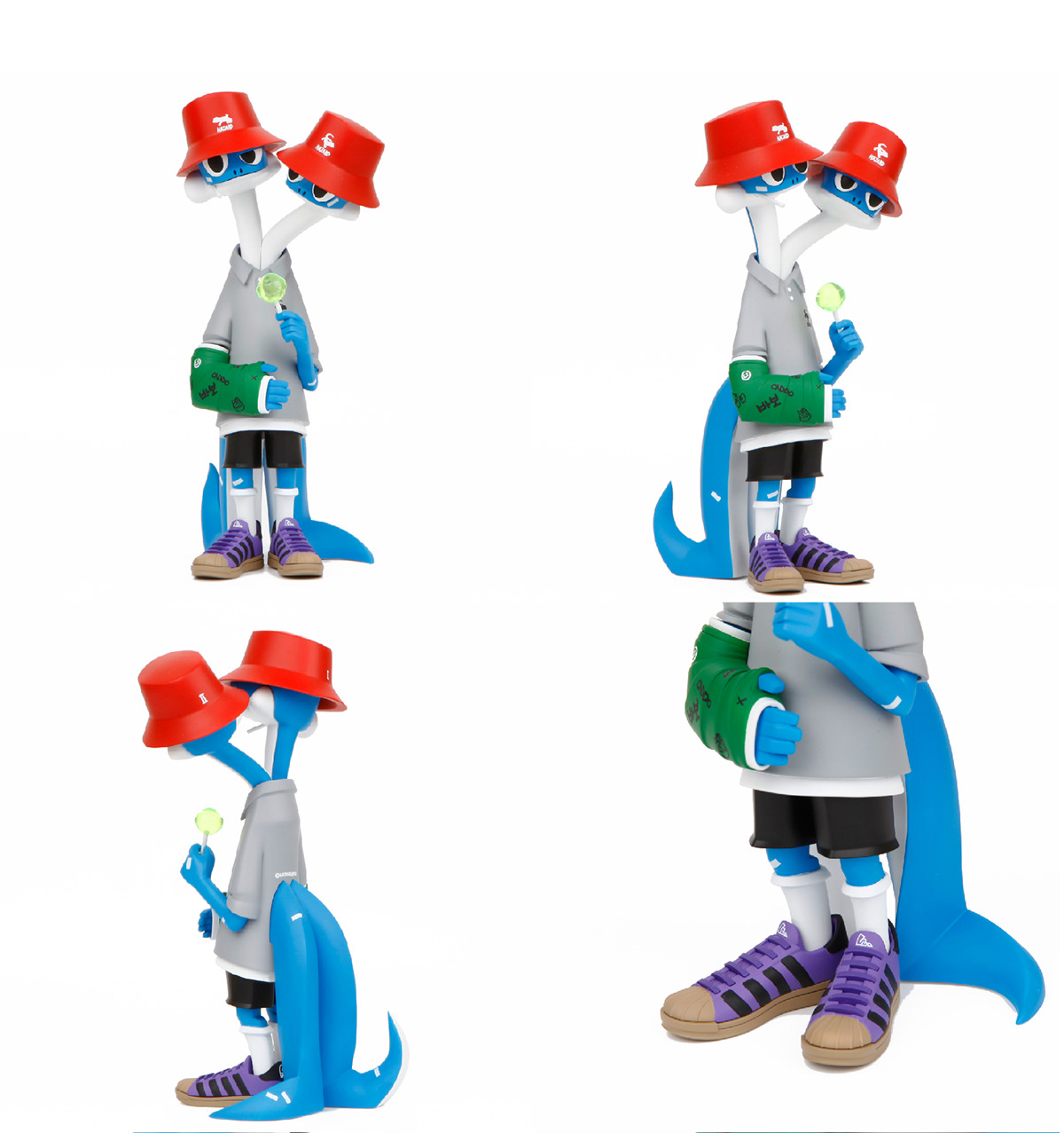 twin caddo hazard lizard Character design illust art toy figure