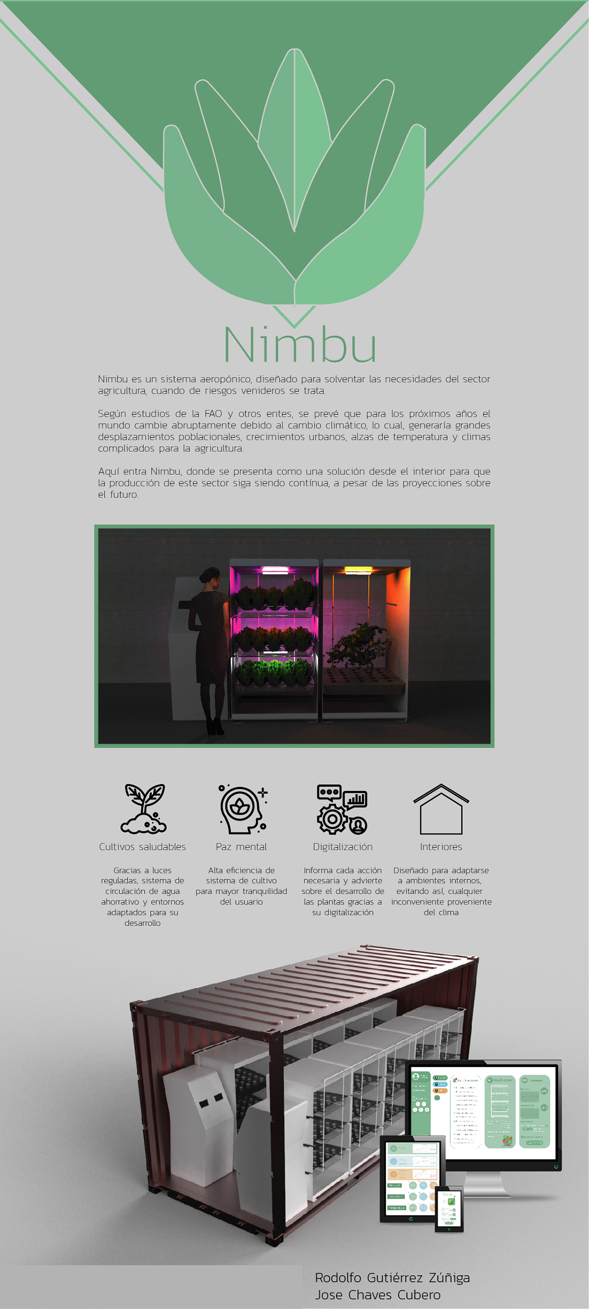 aeroponics agriculture industrial design  keyshot product design  UI/UX Design