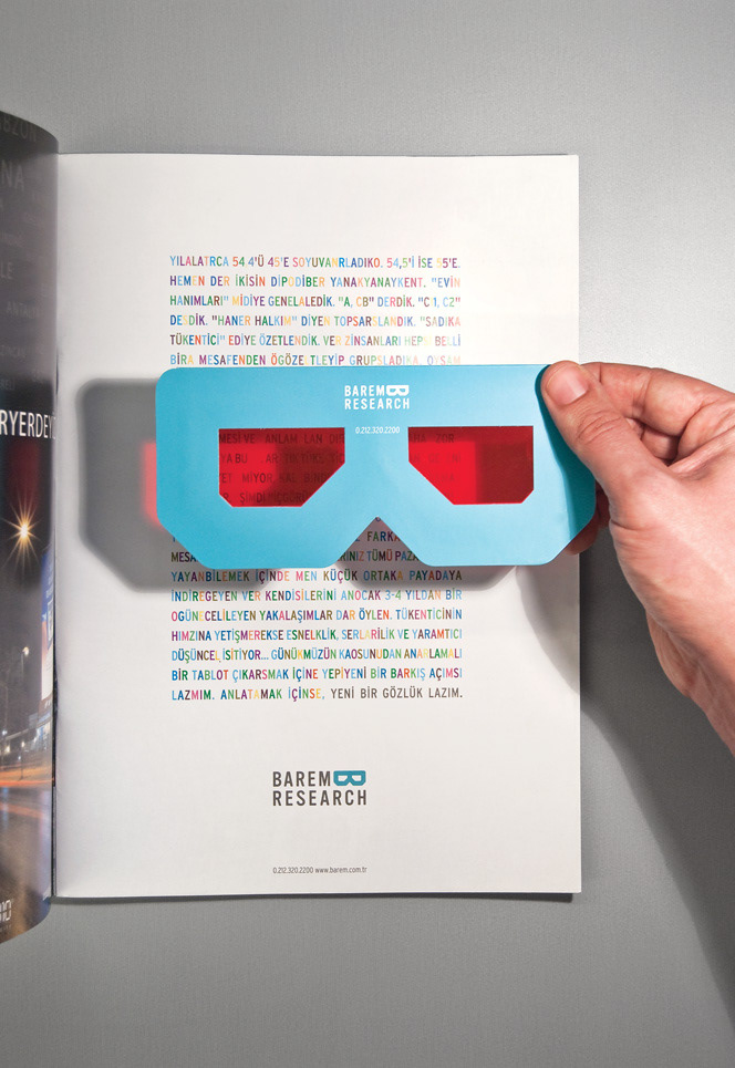Barem research glasses ad corporate