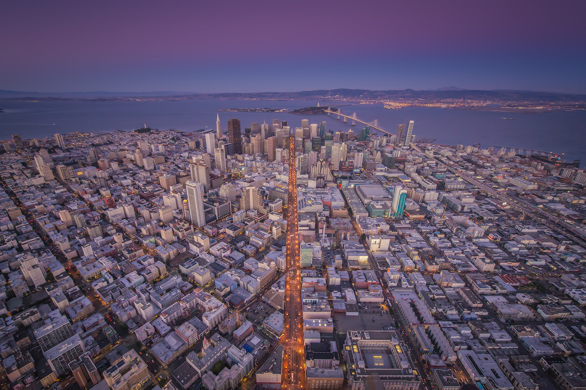 San Francisco is already such a... Aerial Cityscape: San. 