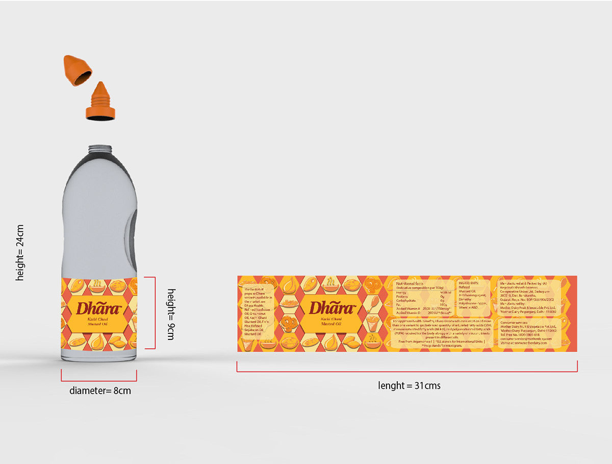 Oil Bottle  Primary Packaging