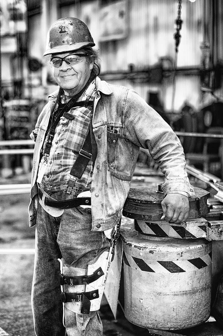 Industrial craftsmen the shipyard portrait industrial portraits