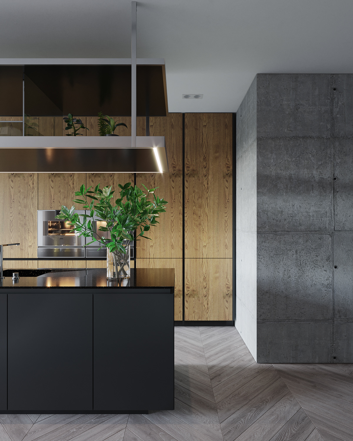 apartment baku design Interior modern Project Render visualization coronarenderer