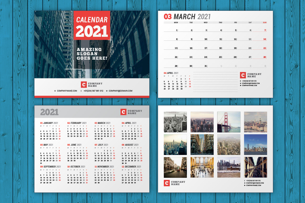 calendar 2021 indesign template monthly calendar planner 2021 Stationery wall calendar