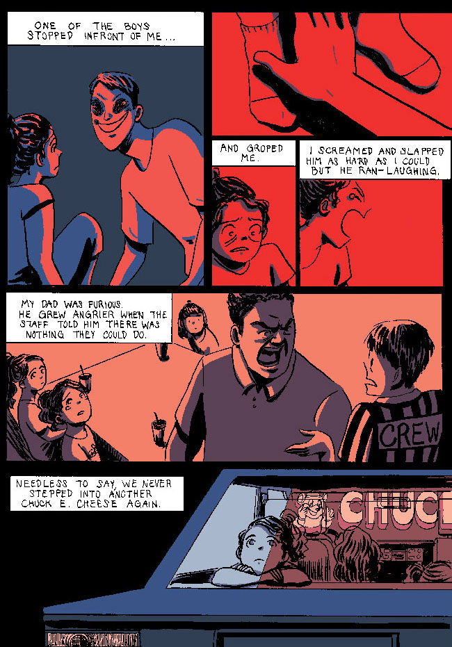 street harassment  being a girl women female artists comics Casandra Grullon women in comics sexual harassment