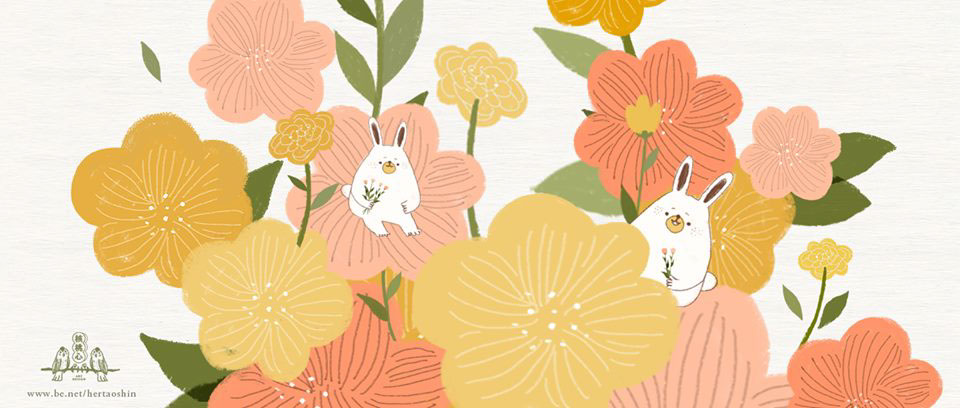 spring Flowers ILLUSTRATION  Drawing  Flora print calendar graphic Behance editorial