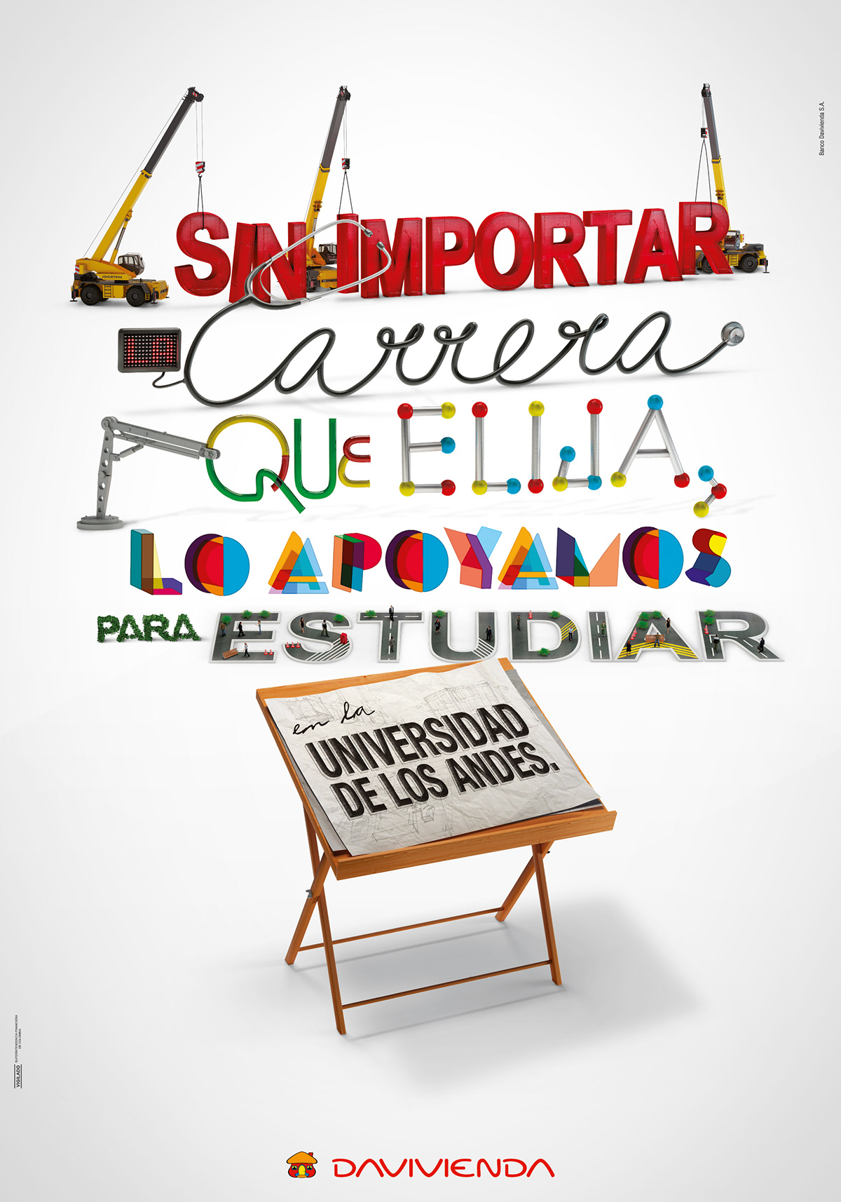 publicidad creatividad BANCO DAVIVIENDA Leo Burnett Colombia Creativity design print