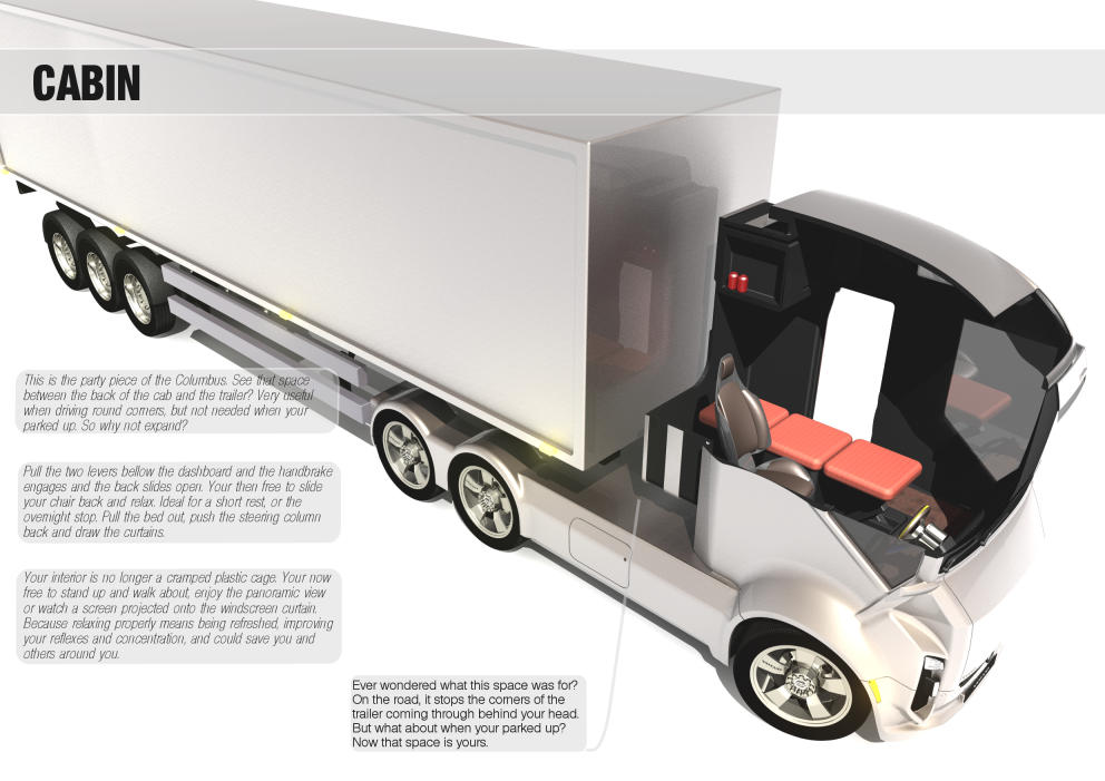 Volvo coventry university Truck concept mdes Alias Marker