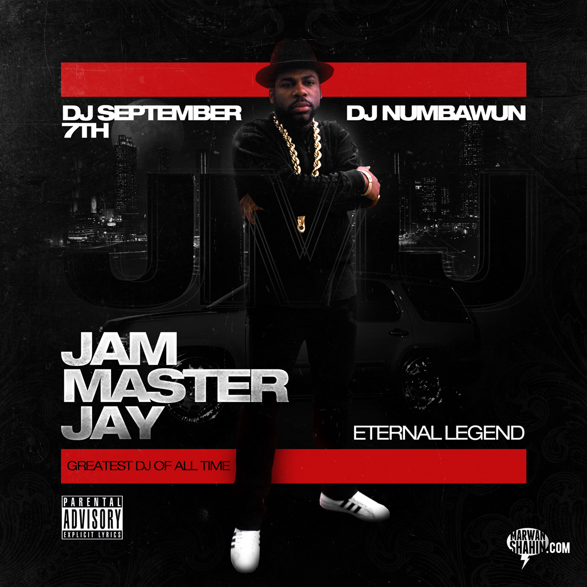 jmj run dmc hip hop rap eternal legend legend RIP Jam Master Jay 50 cent mixtape cover