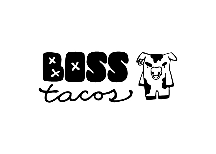 taco taco stand boss tacos boss Street Urban characters identity logo graphic graphic standards manual identity standards identity guidelines promo stickers paper bag stamp inexpensive