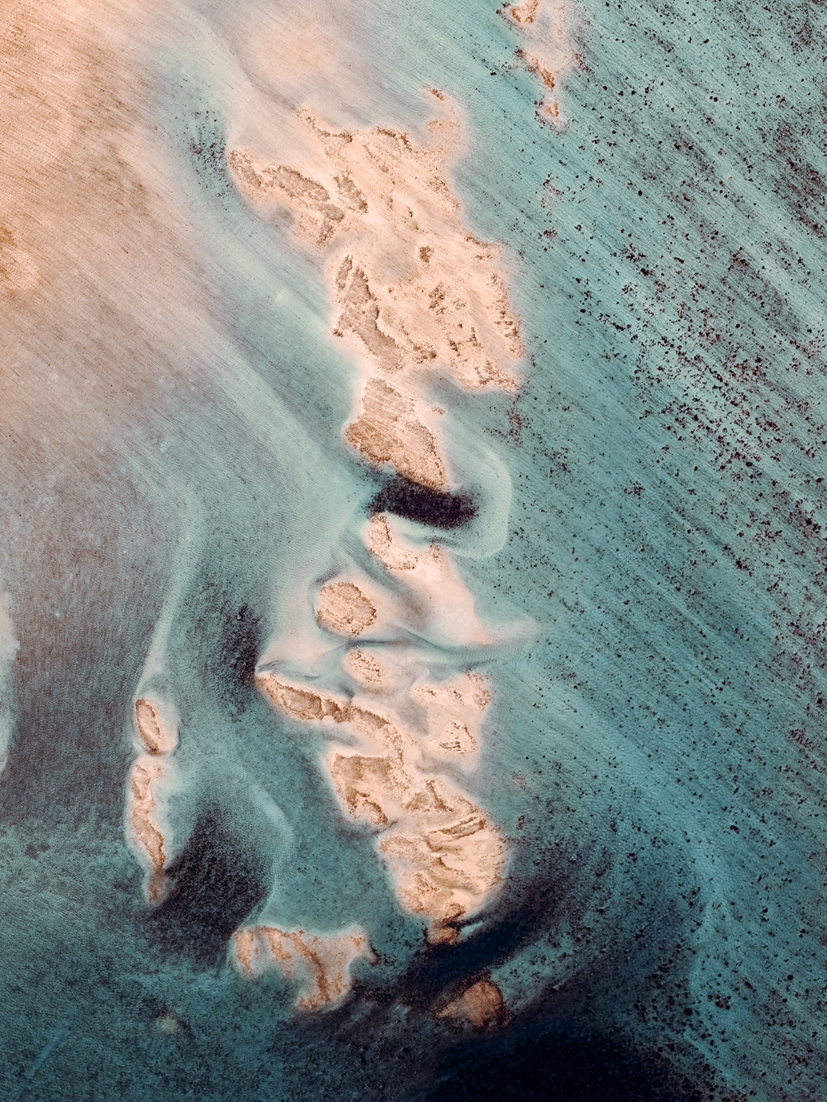 abstract Aerial Aerial Photography coral FINEART Ocean reefs sea underwater water