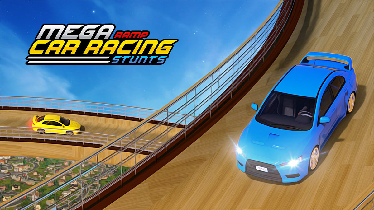 Mega Ramp Car Stunt CAR RACING game designer Graphic Designer cg artist Lahore Graphic Designer saqib designer