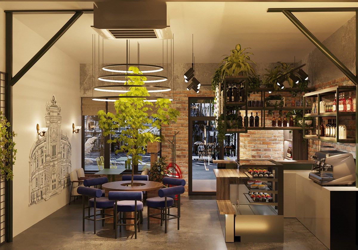 opera cafe Coffee Food  Cafe design interior design  restaurant design