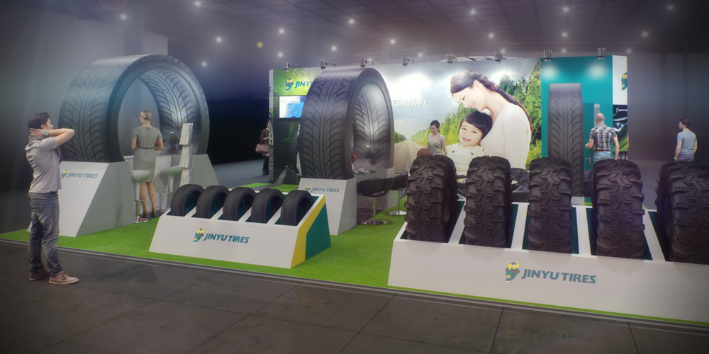 exhibition stand exhibit expo Stand messestand tradeshow trade fair Fair Temporary Architecture brand architecture Event booth autoshow automechanika tires