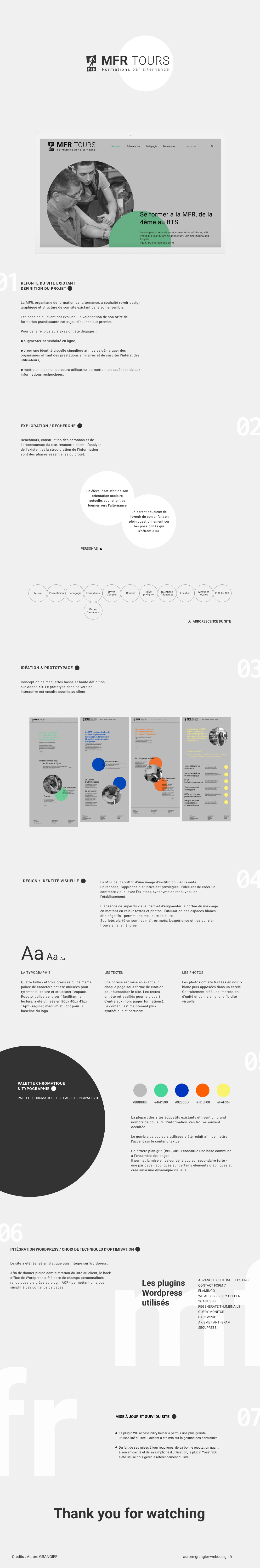 Design UX/UI Education Webdesign concept direction artistique Interface prototype UI ux