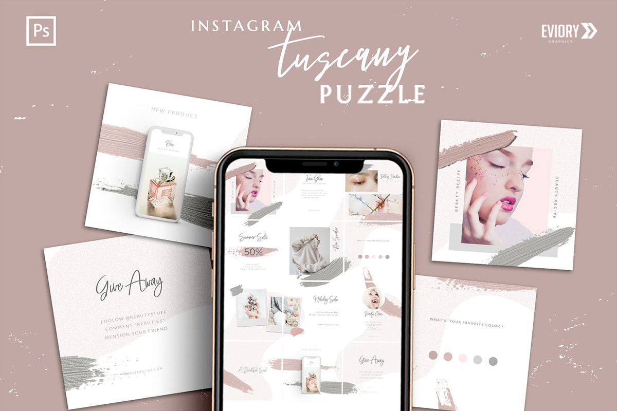 instagram puzzle Instagram puzzle Canva Instagram puzzle post Advertising  post Social media post feed Social Media Design ads