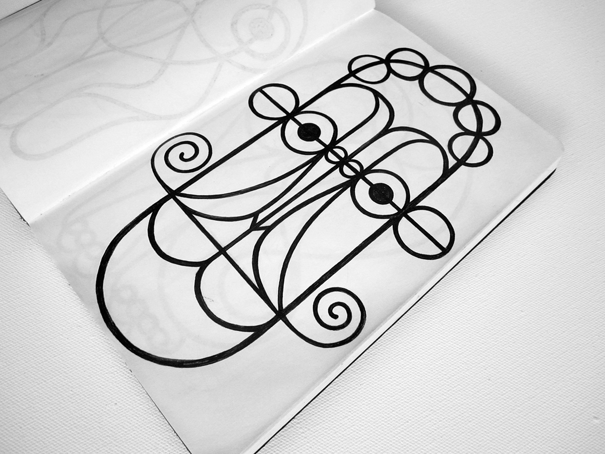 pen and ink black and white surreal illustrations Wandering Line sketchbook creatures animals Style art pattern arts