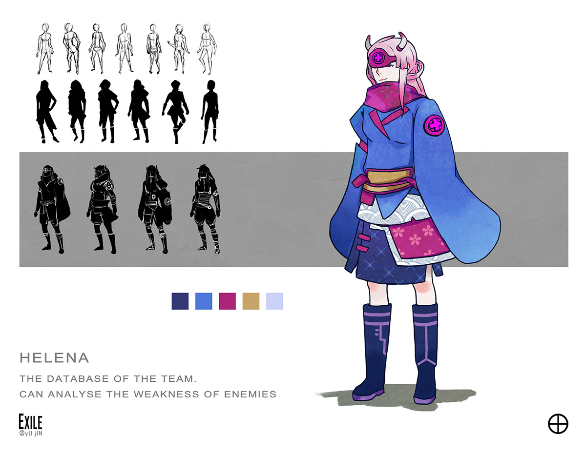 warrior Character design  concept art fight Fighter Hero knight samurai soldier