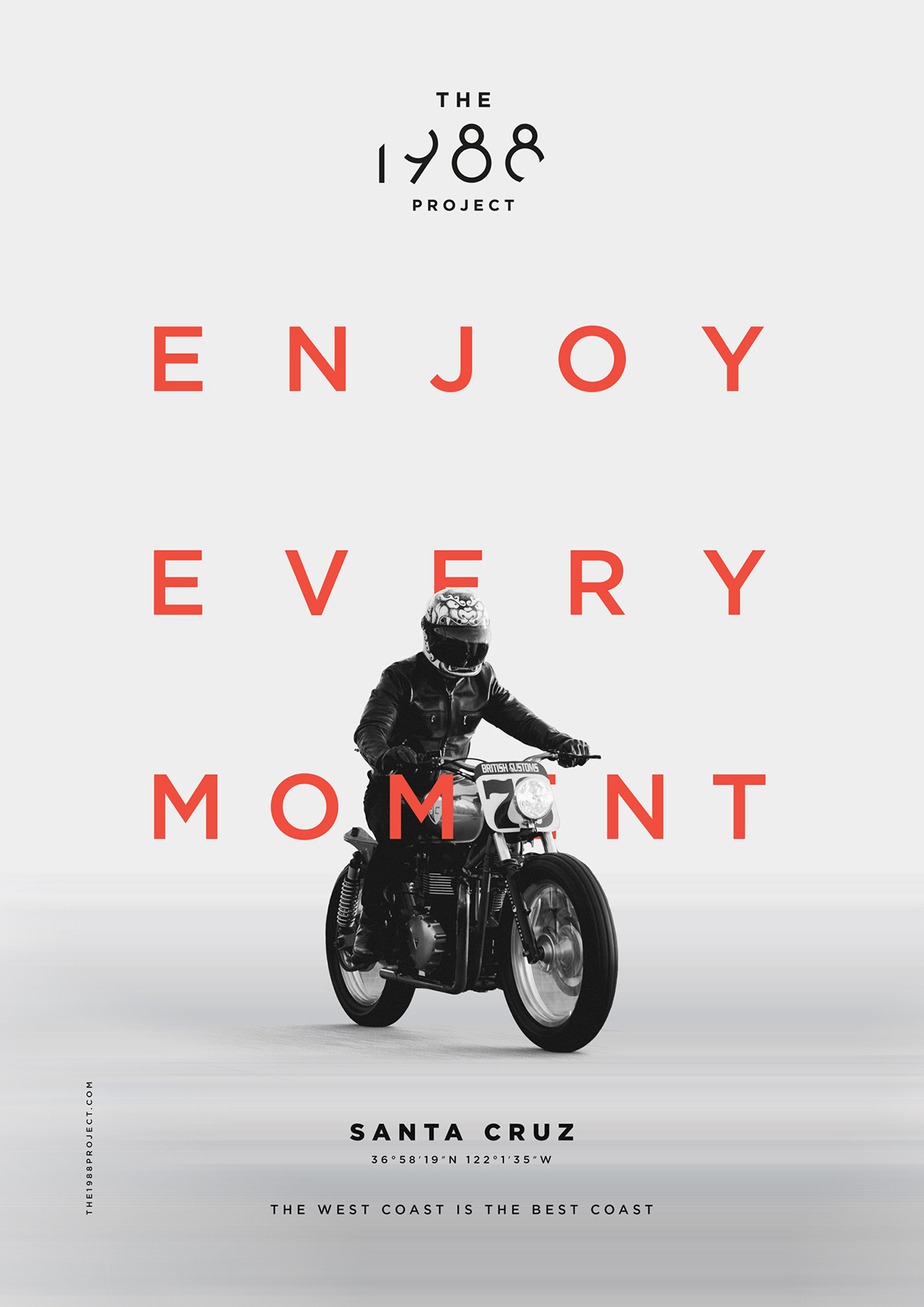 The1988Project saveliev Enjoy every moment poster art graphic