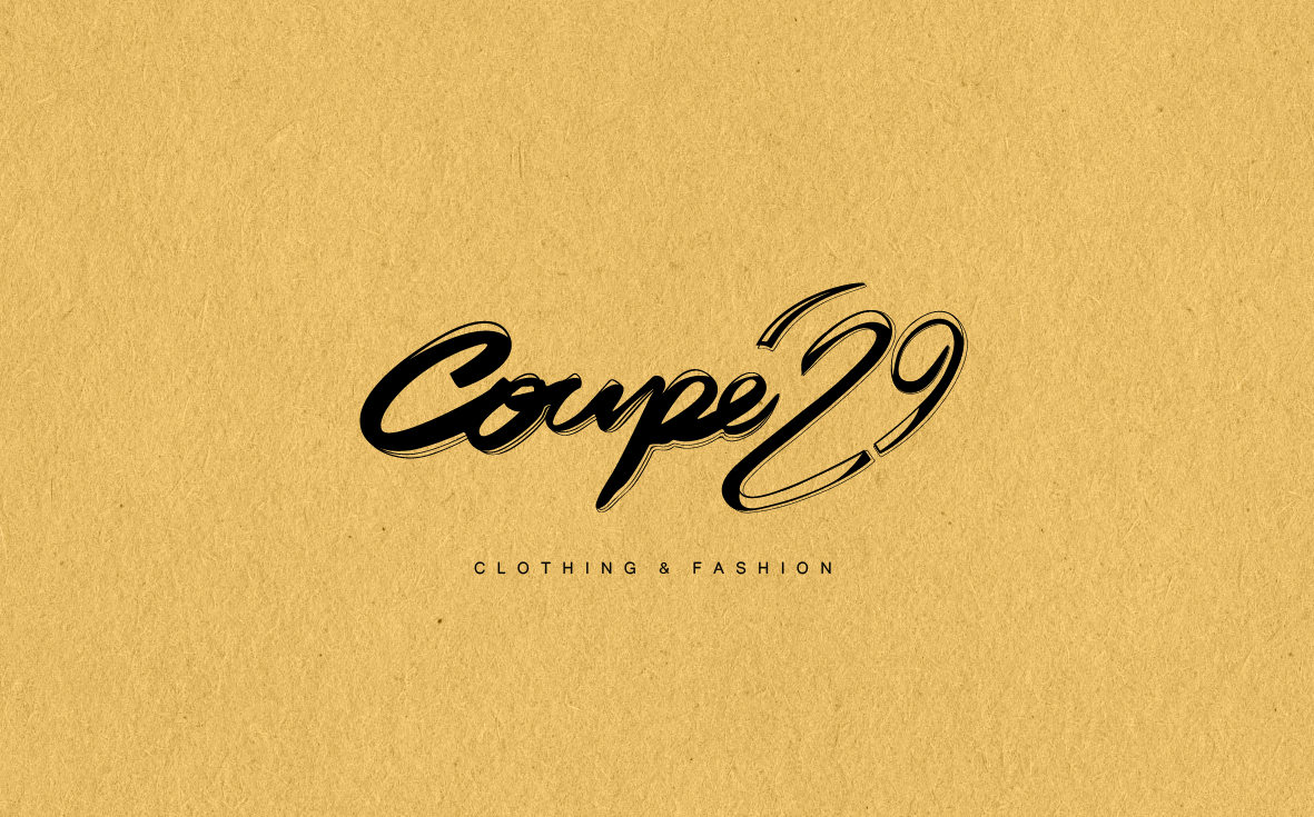 Identidad Corporativa Corporate Identity visual identity marca Clothing logo coupe coupé 29 vintage clothing brand Style old Classic naming company