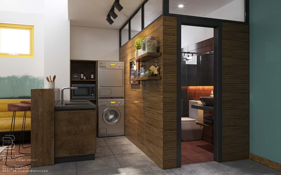 interior design  scene 3D Render apartment Interior