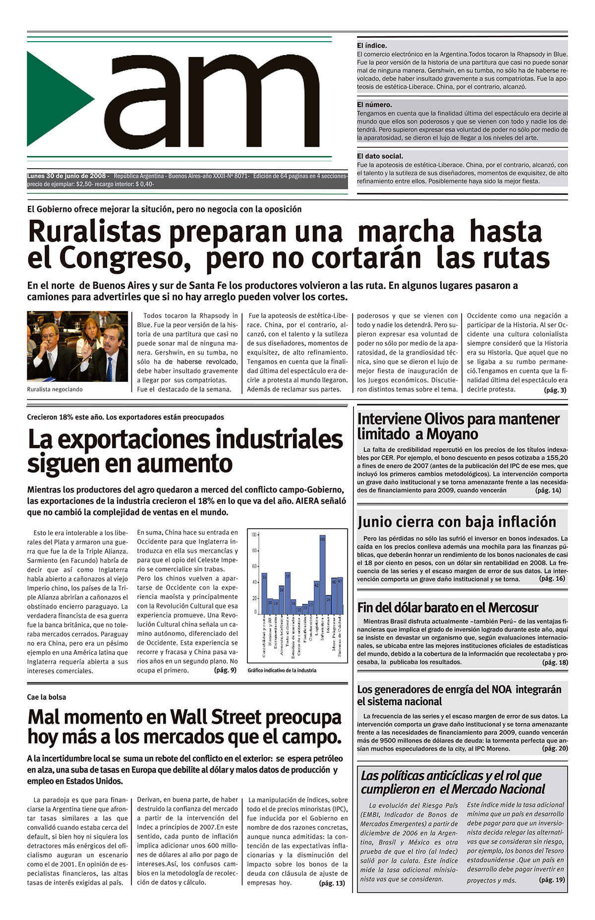 design editorial diario Diseño editorial sensacionalista interés general economico periodico Photo-Journalism
