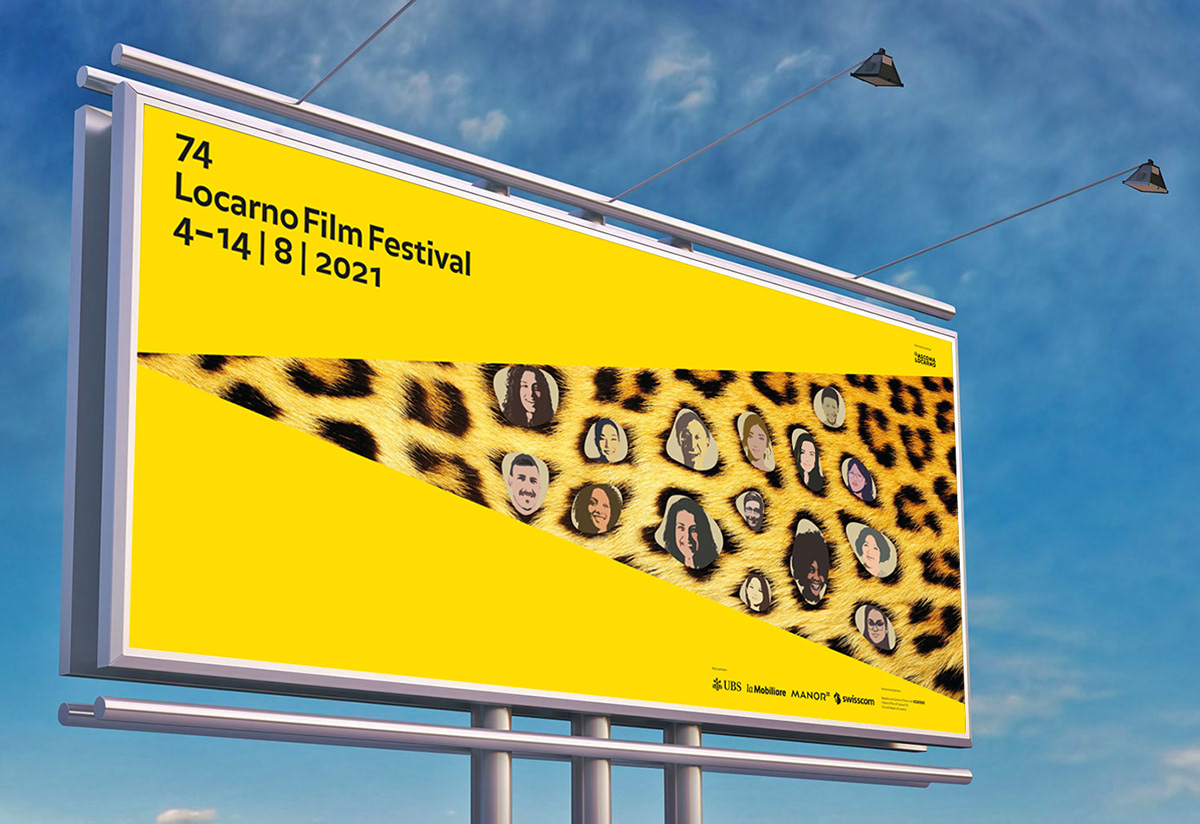 advertisement billboard festival Film   leopard Locarno magazine peoples poster visual design