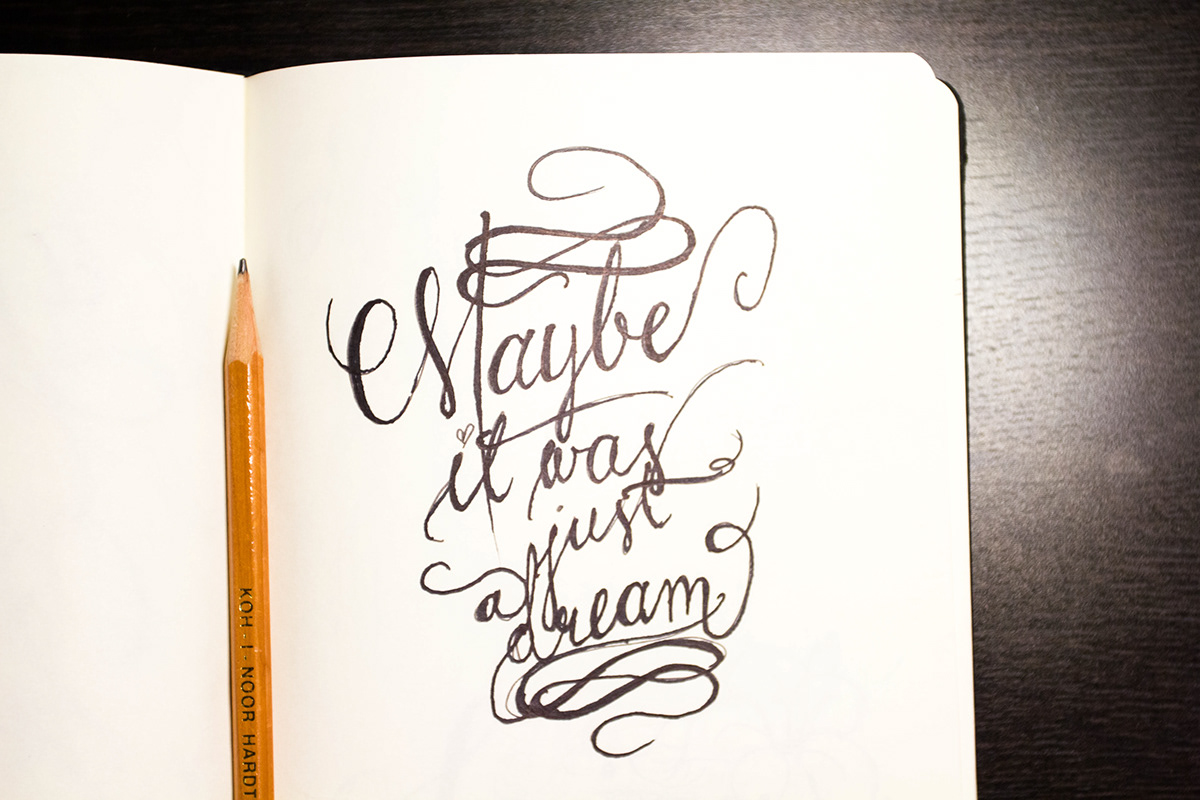lettering sketches Quotes handwritten typo