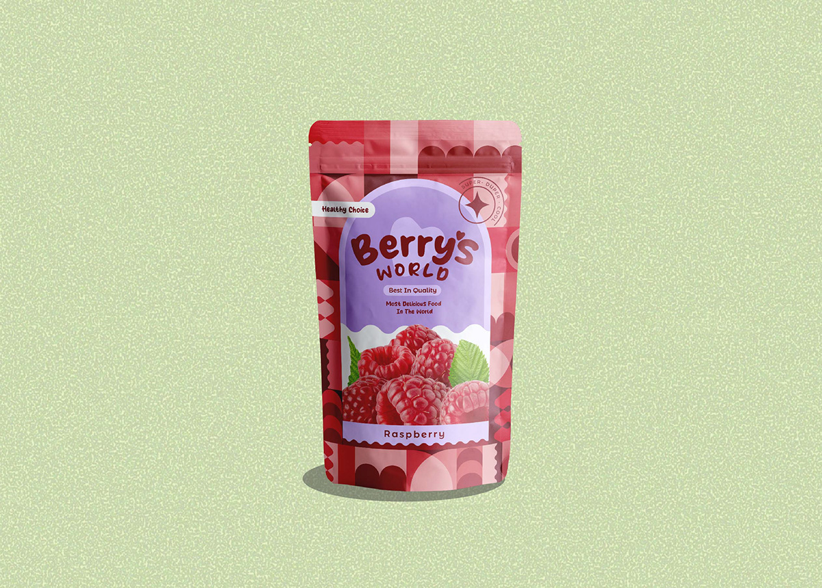 strawberry blueberry berry berries raspberry Social media post Website Design Food Packaging geometric food styling