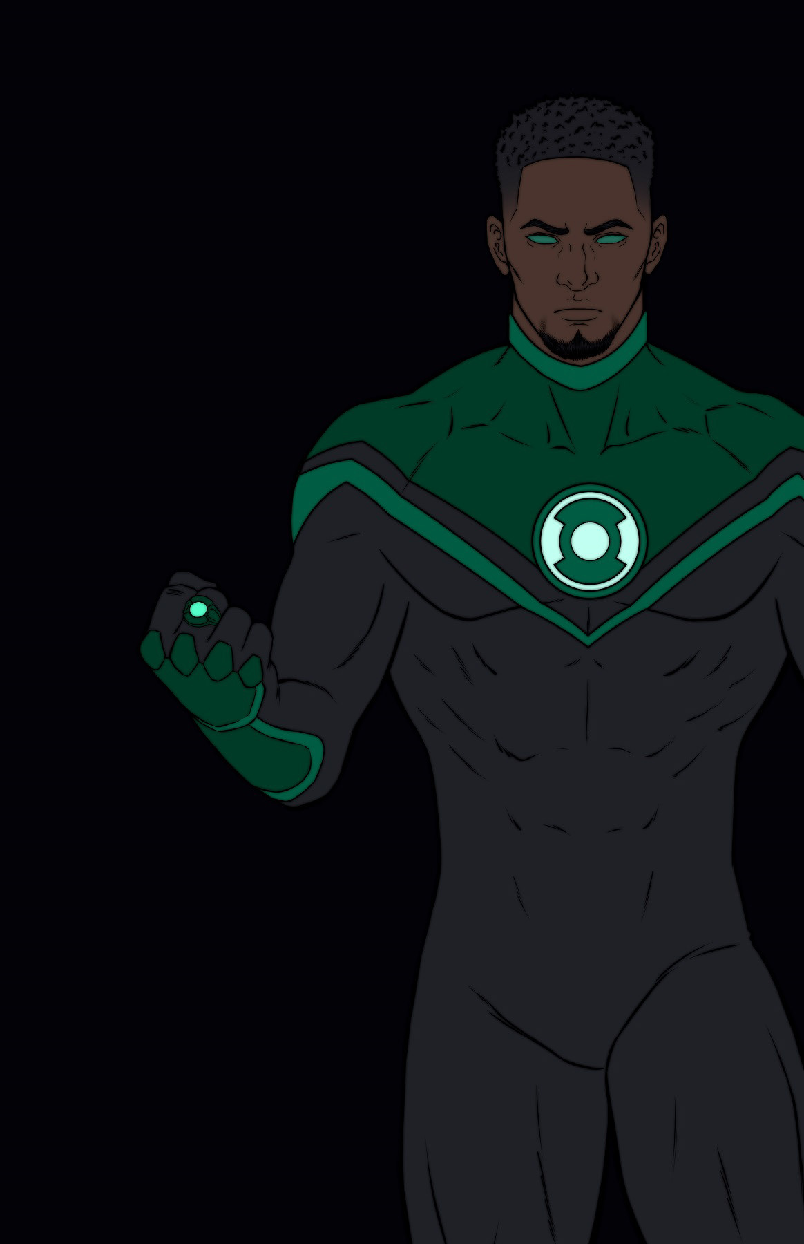 Dc Comics Fan Art Green Lantern Green Lantern Corps John Stewart