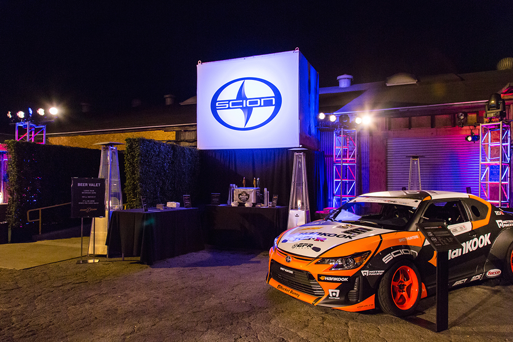 Scion scionicons LA Auto Show brewery Los Angeles Scion TC Scion Fr-s