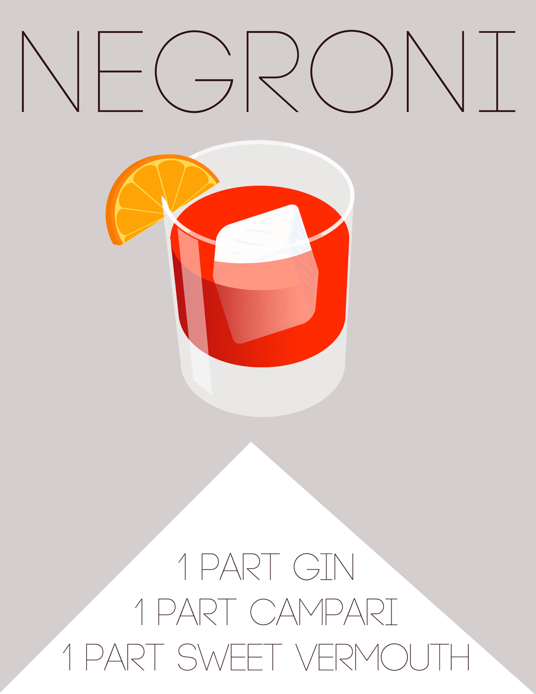 Negroni  Negroni Cocktail  cocktail  Drink Illustration  Cocktail Illustration  Illustration alcohol  mixology