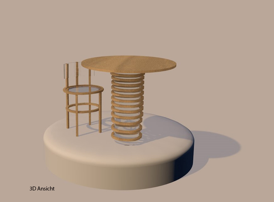 design handmade kunst object stuhl Tisch