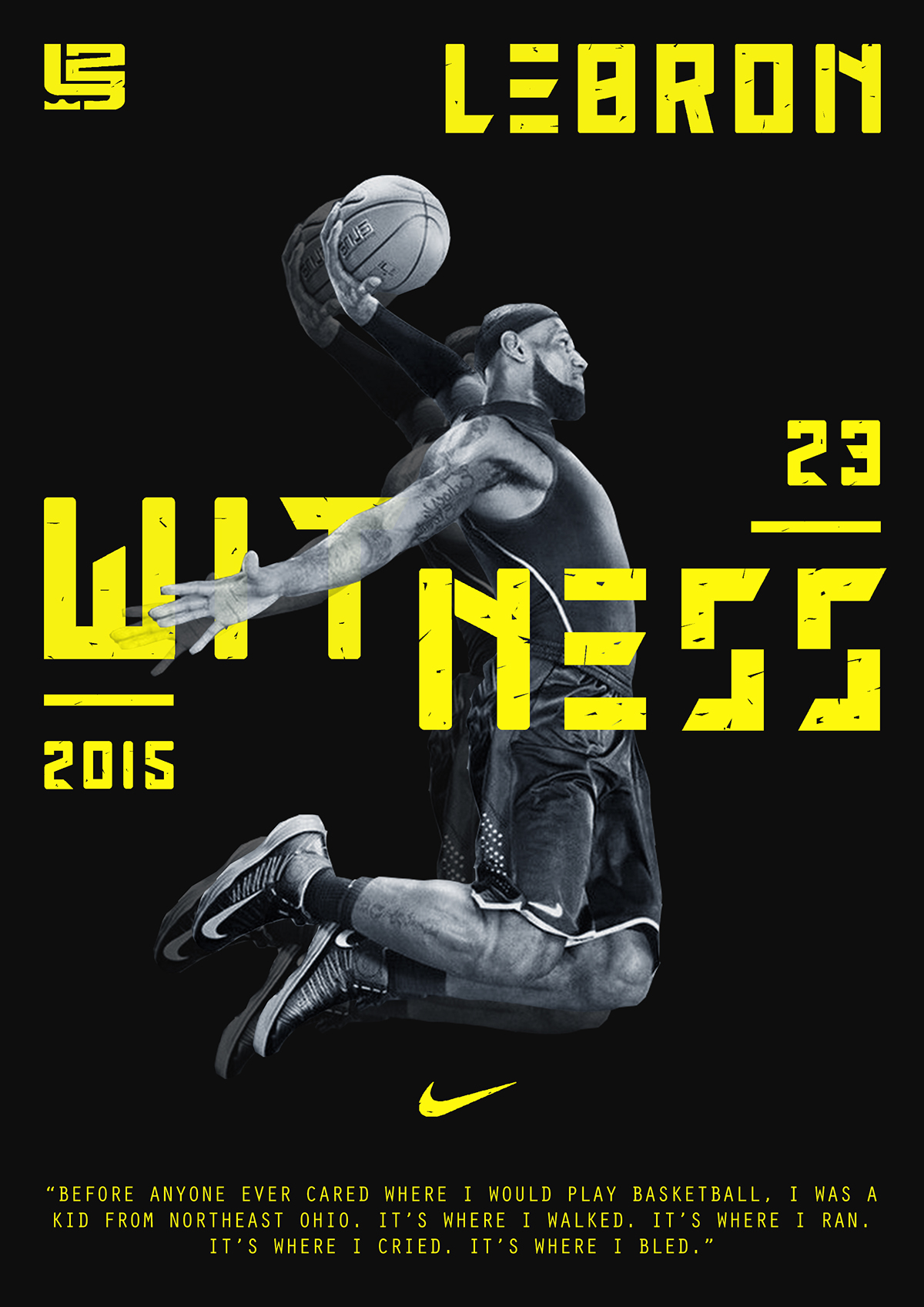 LeBron James sport basketball NBA cavaliers Nike Witness Cleveland design Sports Design