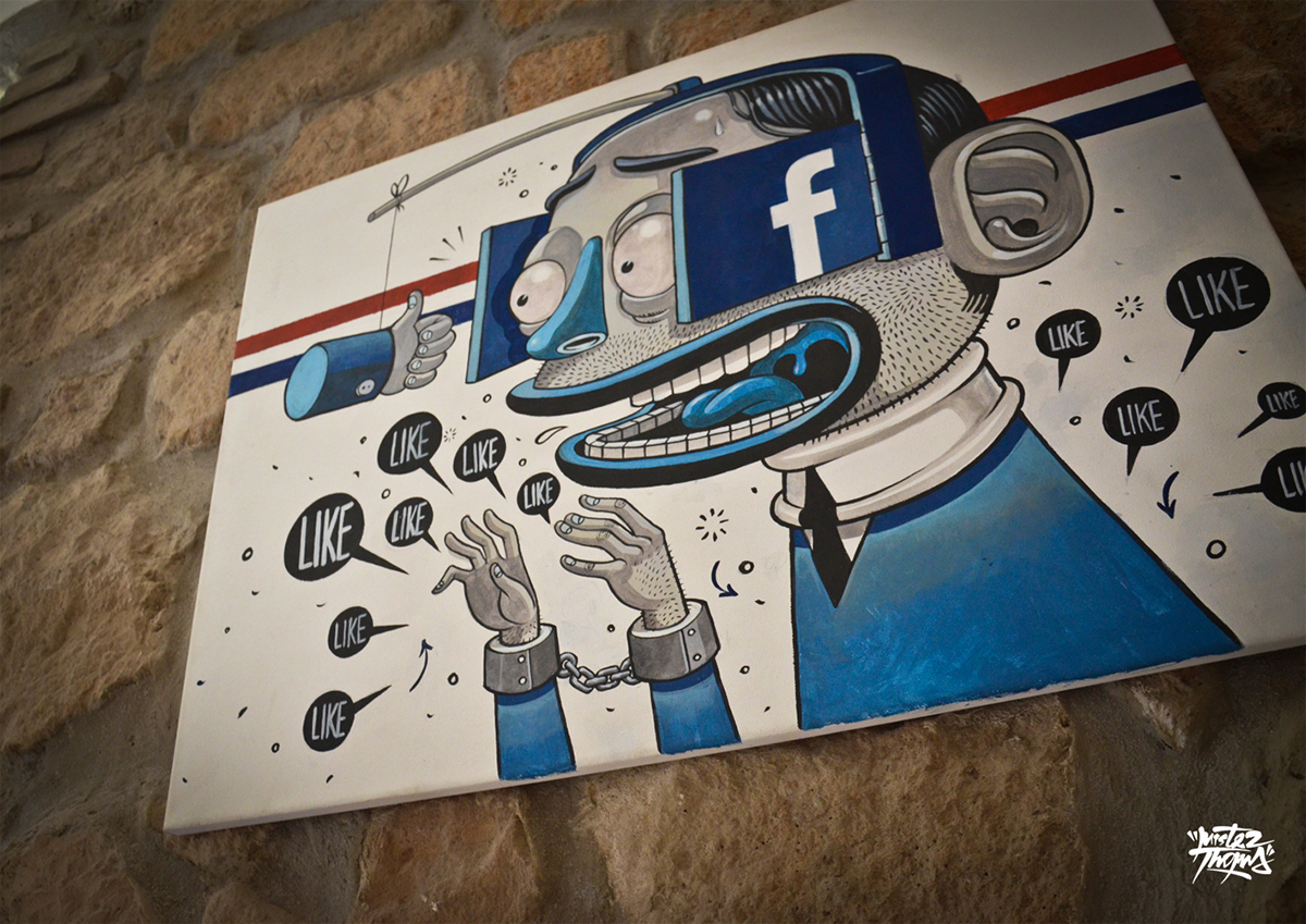 like a vision mister thoms  facebook Like canvas