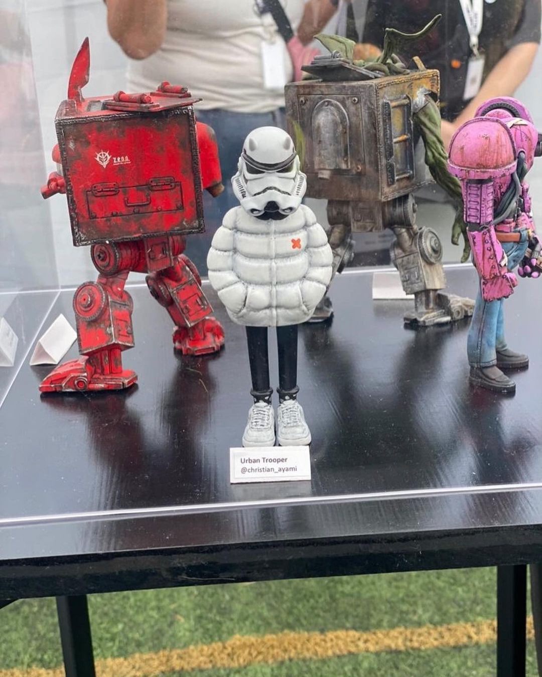 stormtrooper art toy designer handmade resintoy fanart figure sculpture designer toy Character design 
